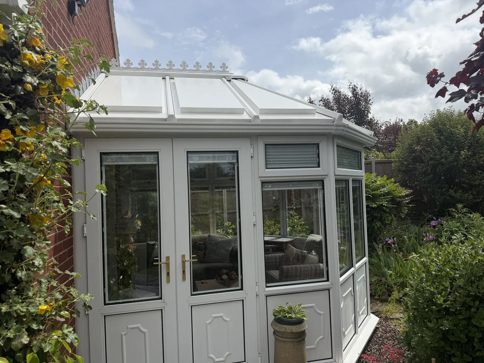 Conservatory after professional cleaning