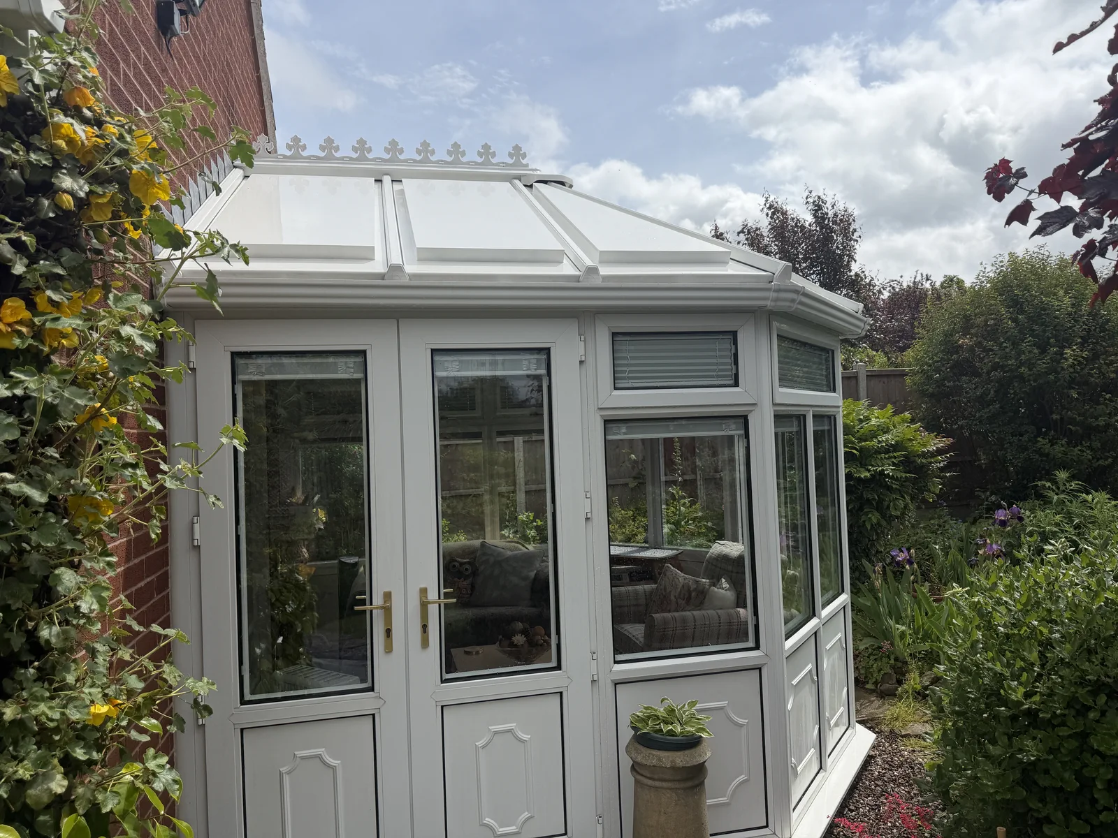 Conservatory after professional cleaning