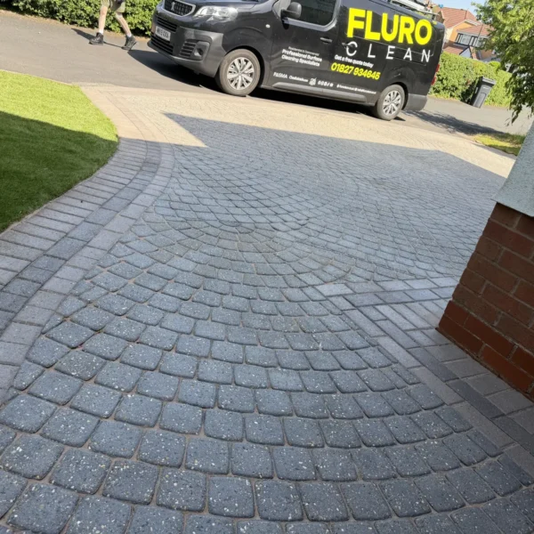 driveway-cleaning-after-5 Driveway after professional cleaning